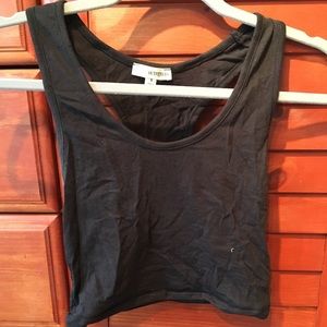 Black crop top